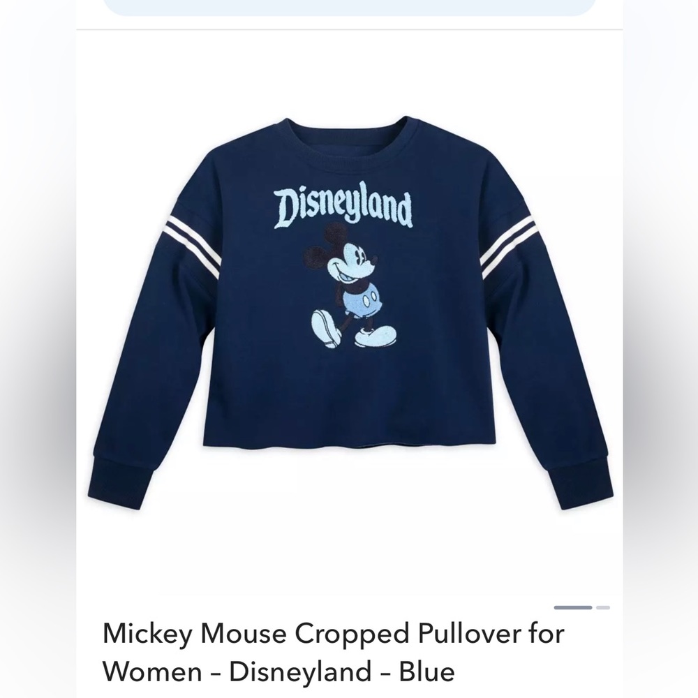 Disneyland Parks Exclusive crop top sweater Womens 3x